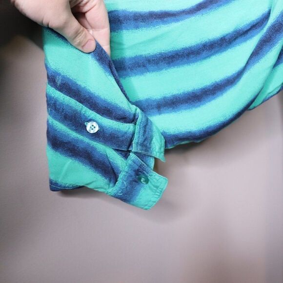 Vintage Krazy Kat Striped Button Down Shirt - Picture 4 of 10
